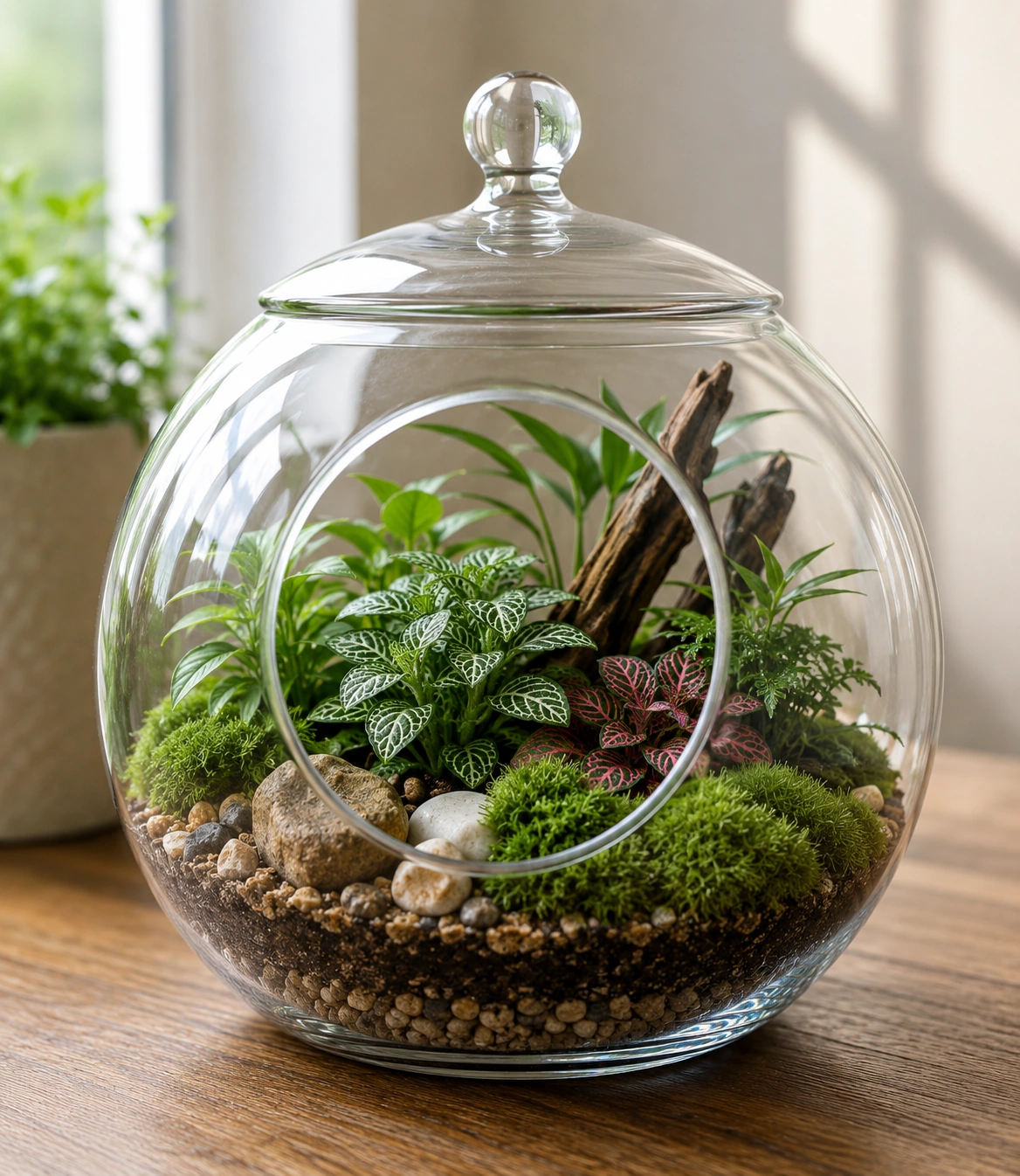 Closed Glass Terrarium