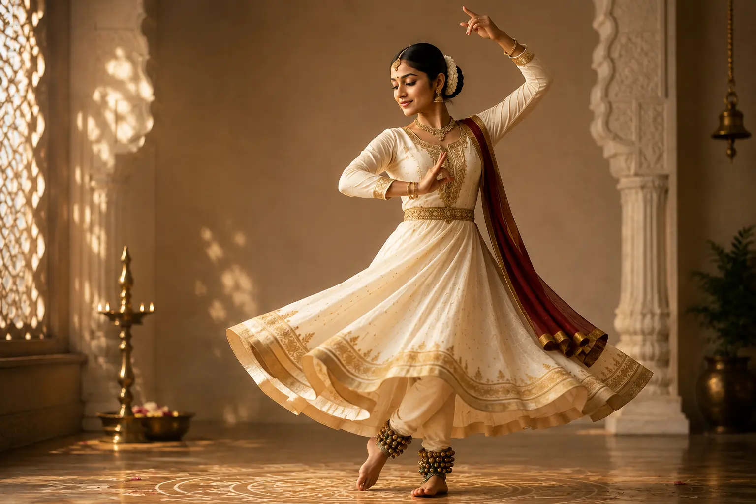 Kathak dance class