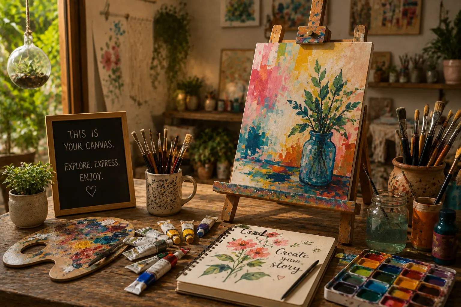 Creative painting workshop